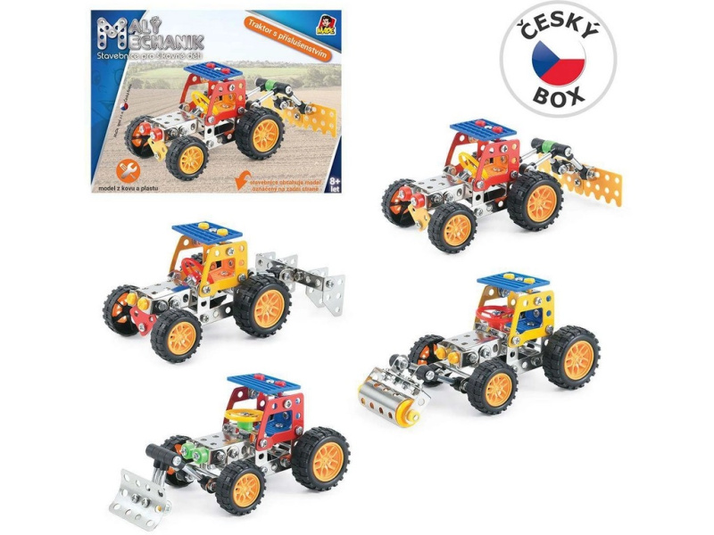 Malý Mechanik Traktor s nástrojem