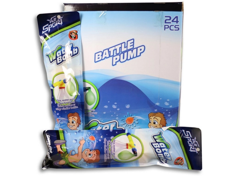 MaDe vodní pumpa s balonky 31 cm různobarevné