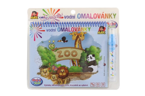 MADE Kouzelné malování vodou ZOO 19cm