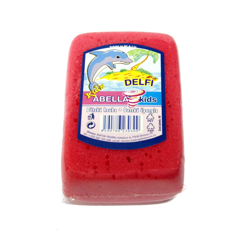 AbellA Houba koupelová dětská Delfín 11 x 7 x 4 cm