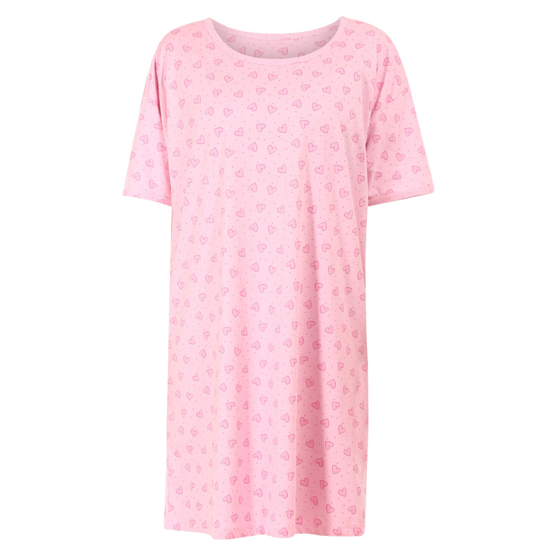 Dámská noční košile Gina růžová (19138-LBRMxR) XXL