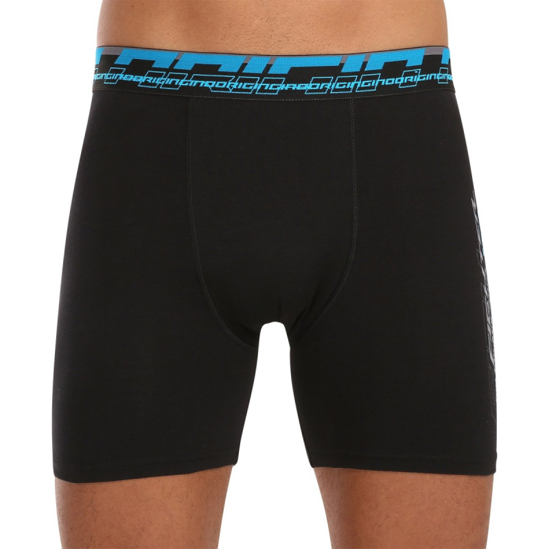 Pánské boxerky Gino černé (74154) M, trenky / trenýrky