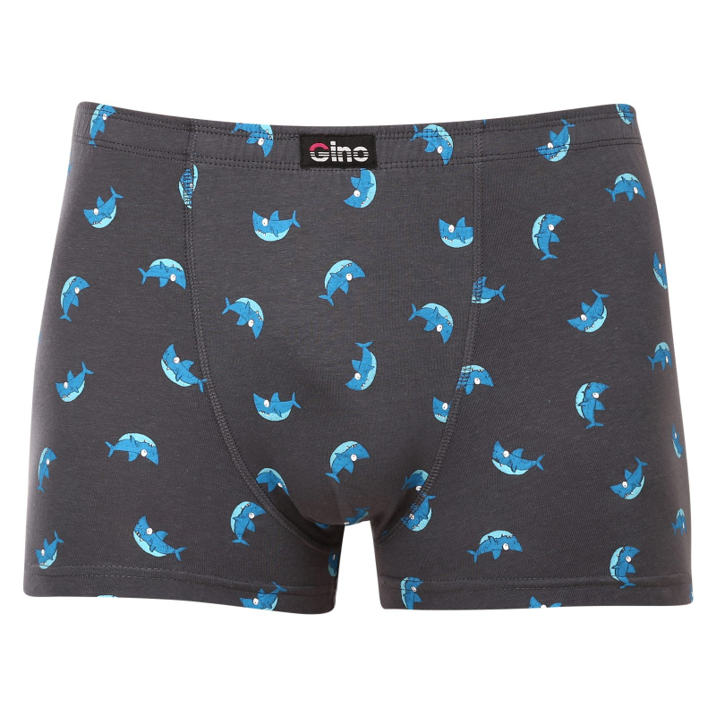 Pánské boxerky Gino šedé (73121) M, trenky / trenýrky