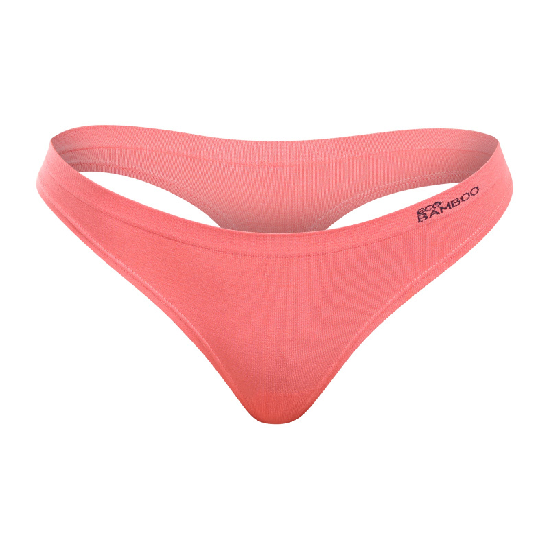 Dámská tanga Gina bambusová růžové (05013) L