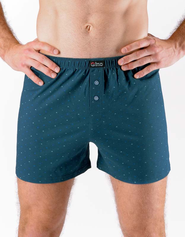 Pánské trenky Gino nadrozměr zelené (75206-DZMLZM) XXL, trenýrky