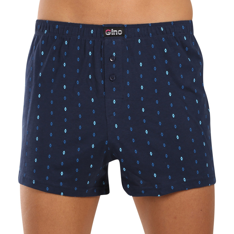 Pánské trenky Gino modré (75205-DCMMZM) M, trenýrky