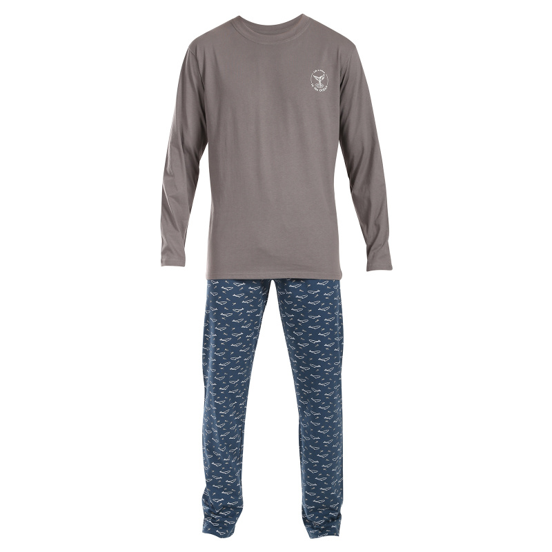 Pánské pyžamo Gino vícebarevné (79175-MxGDZM) 3XL