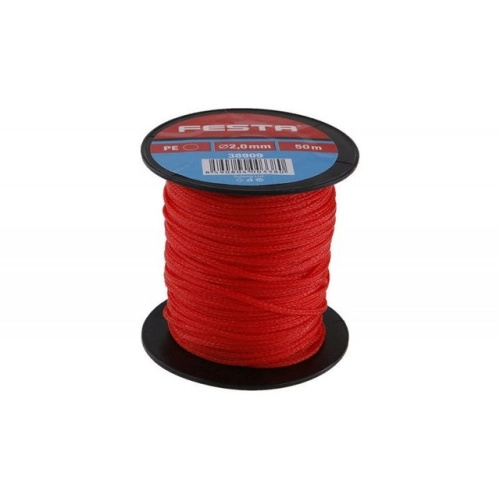 Provázek zednický Festa 2 mm × 50 m červený