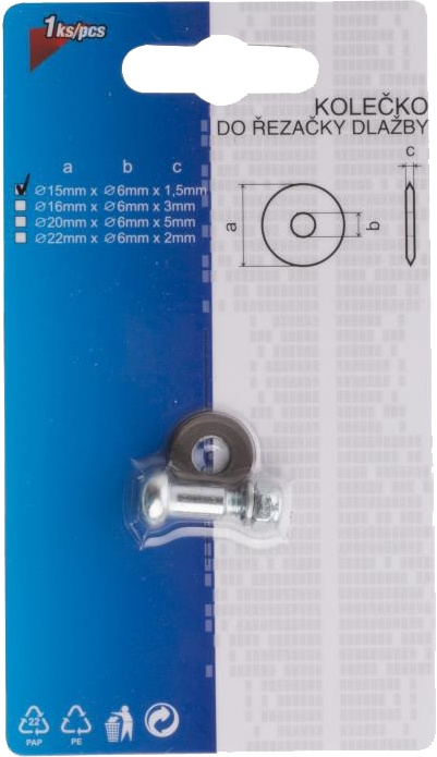 Kolečko k řezačkám 16/3 mm