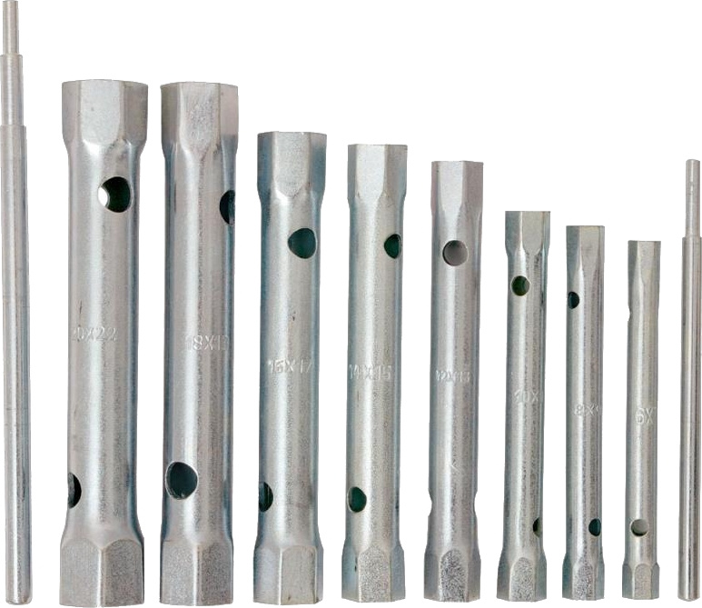 Klíče trubkové 6–22 mm 8 ks