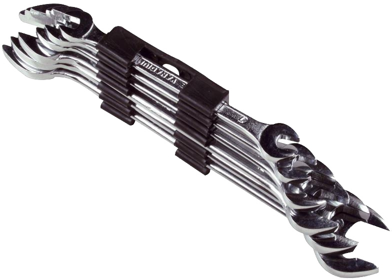 Klíče otevřené oboustranné 6–22 mm 8 ks