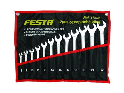 Klíče očkové ploché Festa 6–32 mm 25 ks