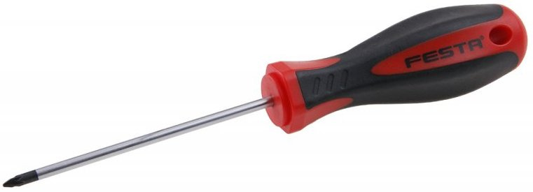 Šroubovák křížový s drážkou Festa PZ0×75 mm