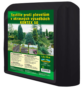Textilie 1,6 x 10 m / mulčovací černá
