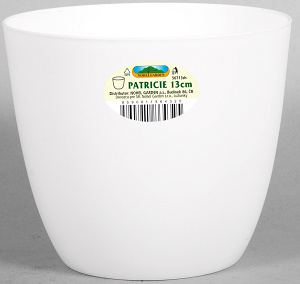 PATRICIE obal 15x13cm bílý