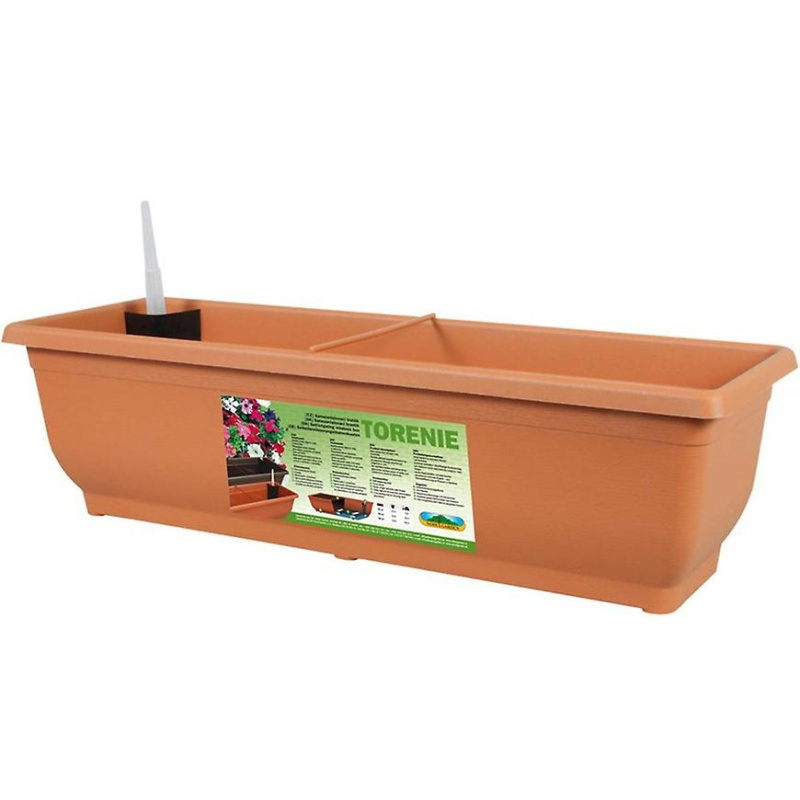 Samozavlažovací truhlík terakota 50 cm