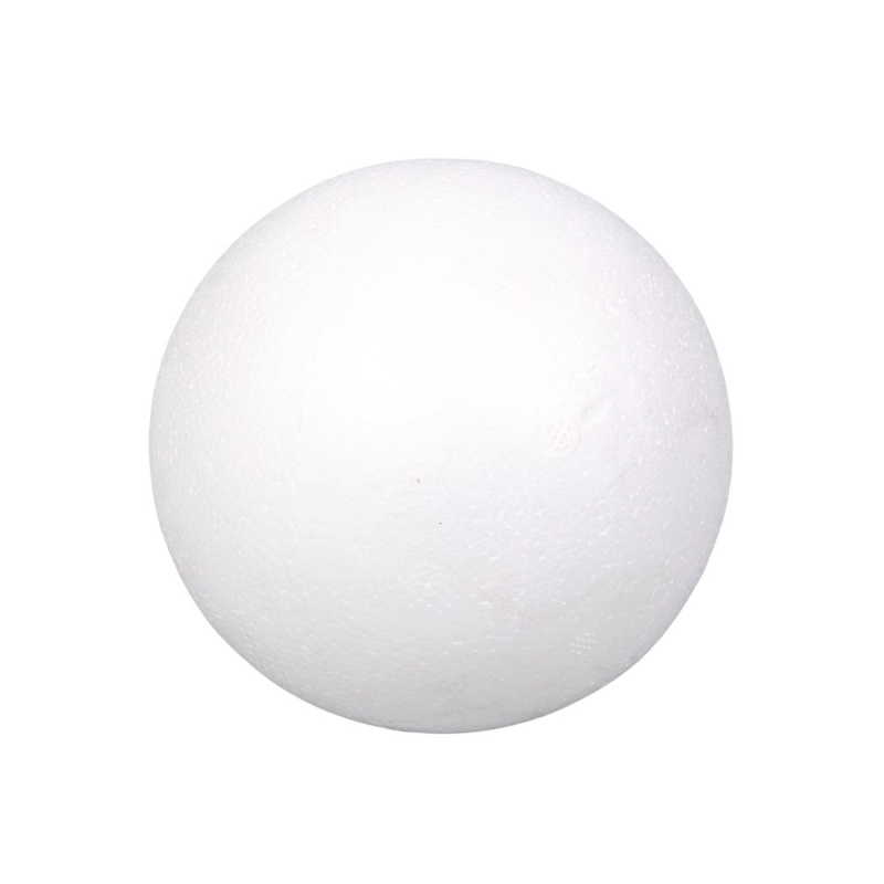 Koule polystyrenová, 6 ks, pr. 4 cm