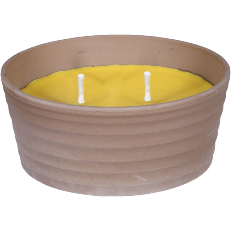 Svíčka proti hmyzu CITRONELLA žardinka SIRIUS 420g d16x7cm