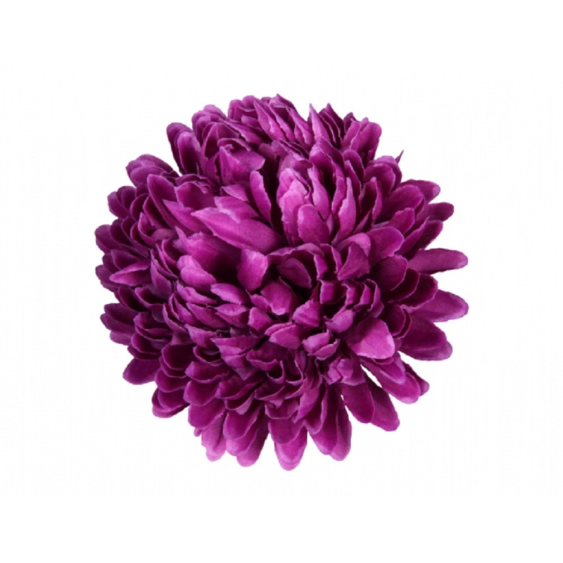 Umělá květina chryzantémy, fialová, pr. 13 cm