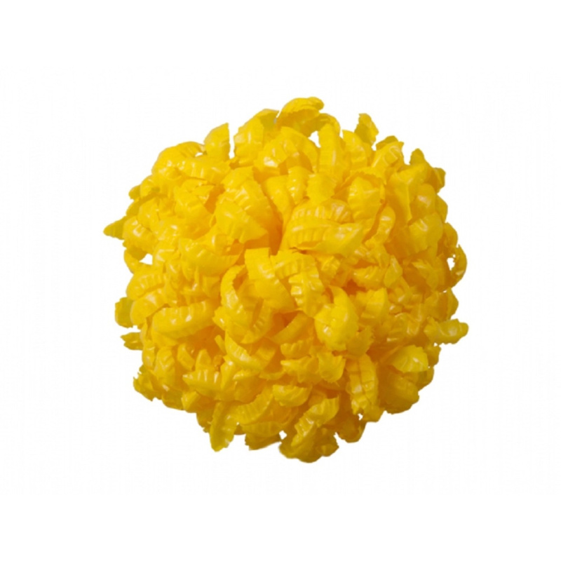 Květ voskový - chryzantéma, žlutá, pr. 14 cm