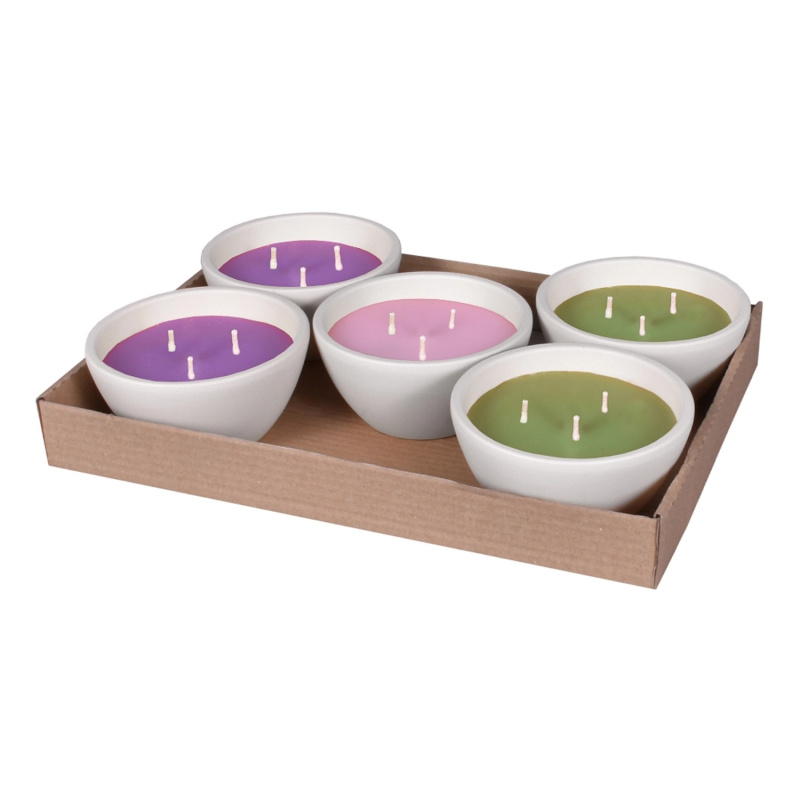 NOHEL GARDEN Svíčka proti hmyzu Levandule, Eukalyptus, Rozmarýn pr. 15x7cm 370g