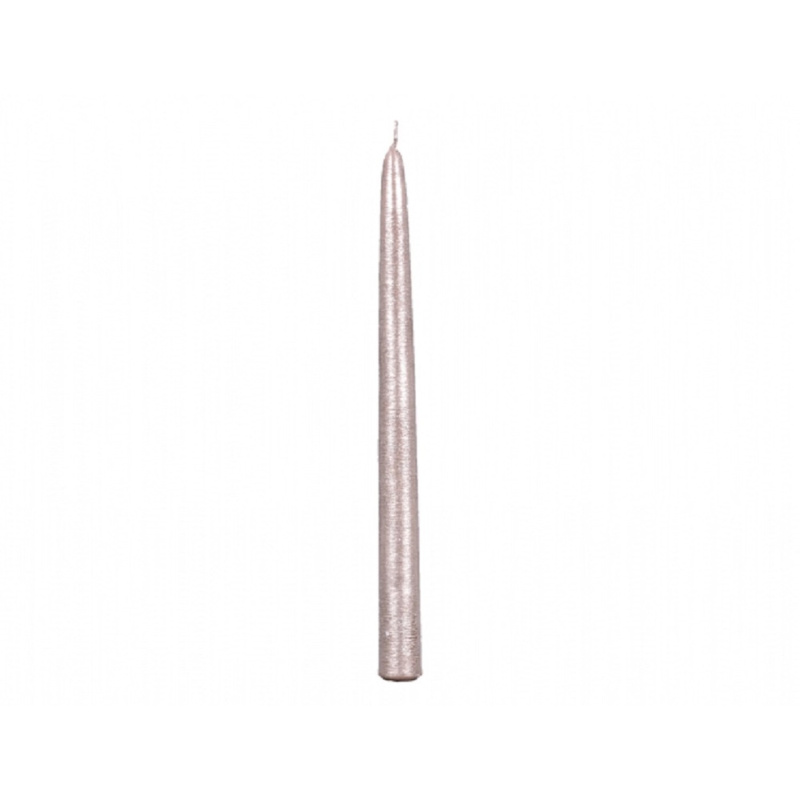 Vánoční svíčka TAURUS kónická šampaňská 29 cm