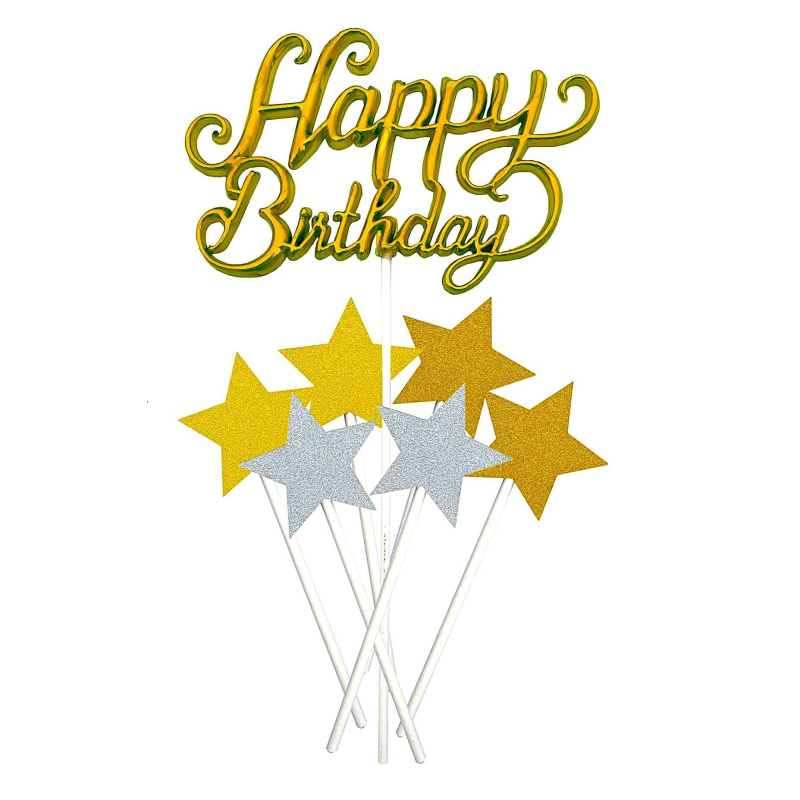 Alvarak Zápich Happy Birthday zlatý