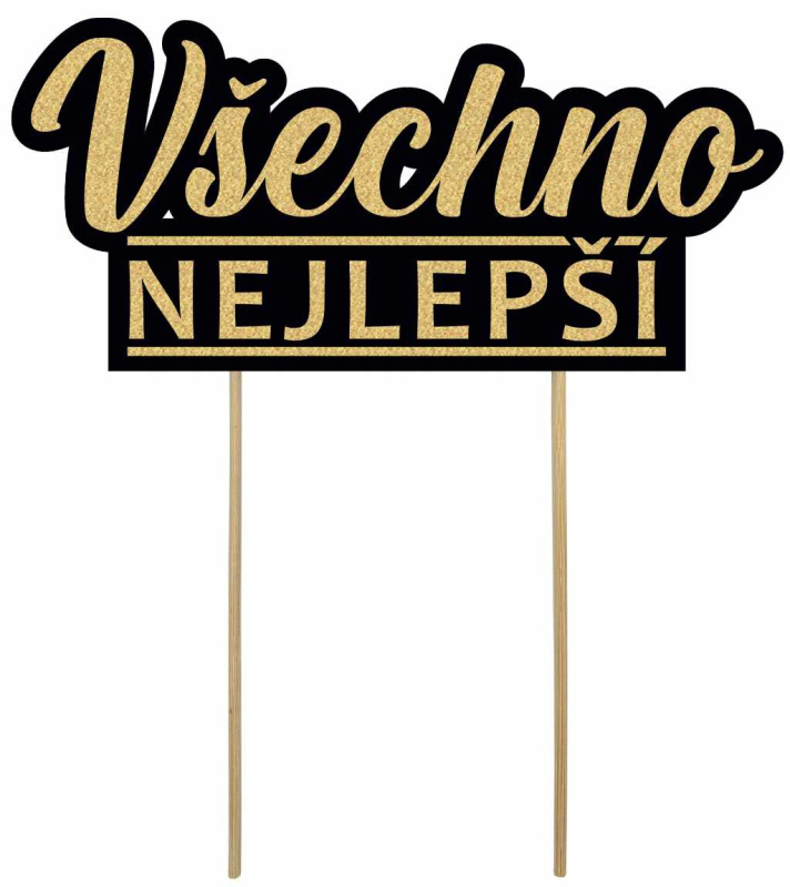 Alvarak Zapichovací dekorace Všechno nejlepší
