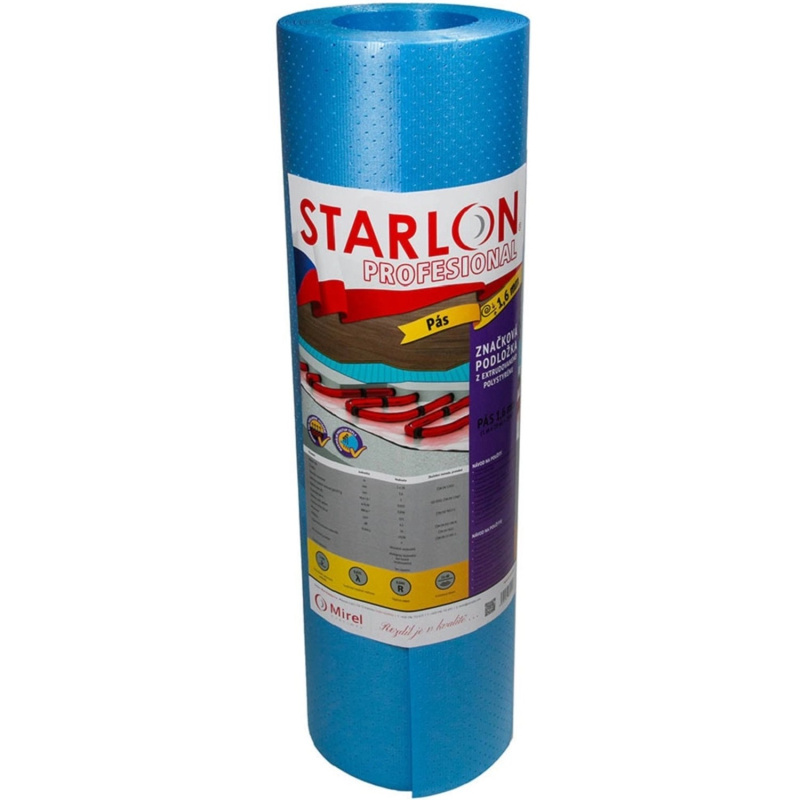 STARLON Podlahová podložka z extrud.polystyrenu PROFESSIONAL TOP 1,6 mm, 20 m2