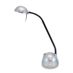 Spektra - kancelářská lampička - stříbrná