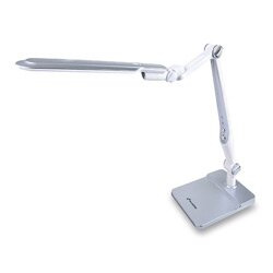 Ecolite Stolní lampa LED MATRIX - stříbrná