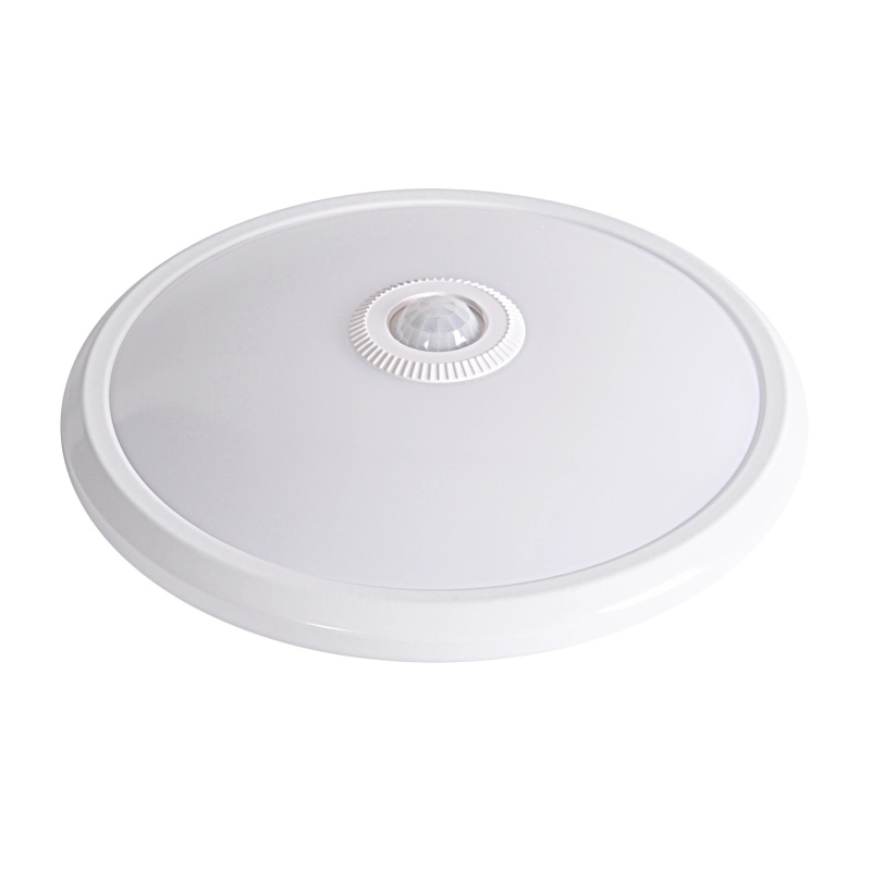 Stropní/nástěnné LED svítidlo DARA s pohyb. senzorem, 12 W, 850 lm, pr. 25 cm