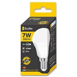 Ecolite LED - žárovka - E14, 7 W, sv. tok 595 lm