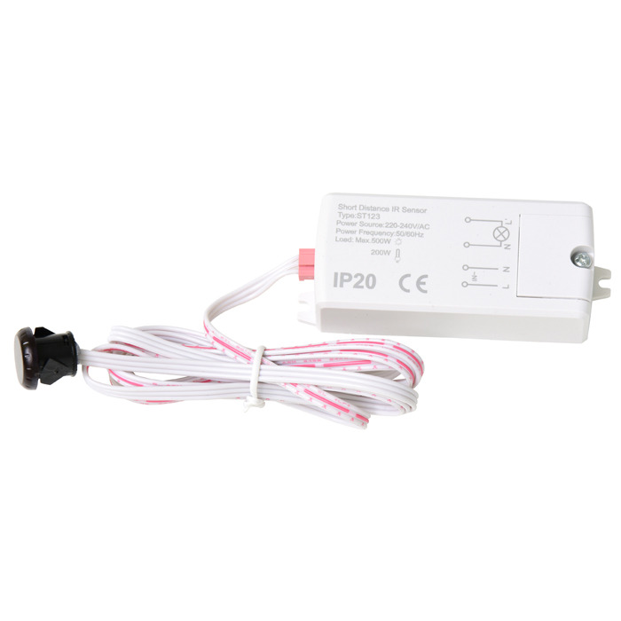 Pohybový senzor ECOPLANET DOOR 500W, IP20, bílá