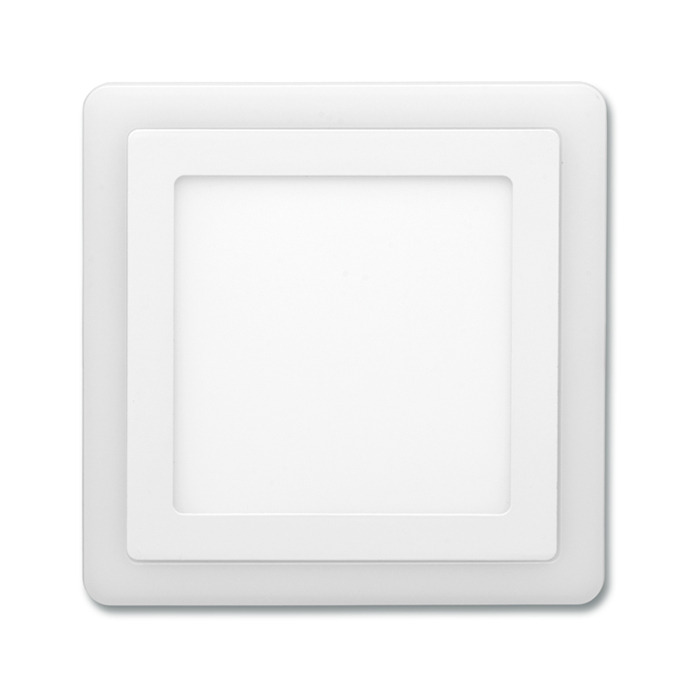 LED panel ECOPLANET DUO 12W, 900lm, CCT 2700/4000K, IP20, bílá (LED-DUO-S12W)