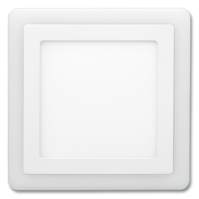 LED panel ECOPLANET DUO 18W, 1530lm, CCT 2700/4000K, IP20, bílá (LED-DUO-S18W)