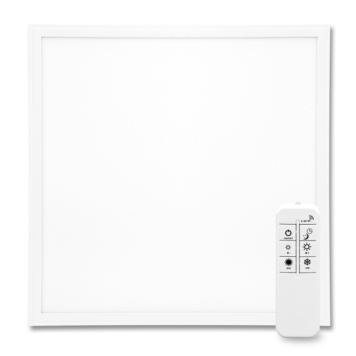 Panel LED s dálkovým ovládáním Ecolite Zeus 40 W 4 200 lm čtvercové