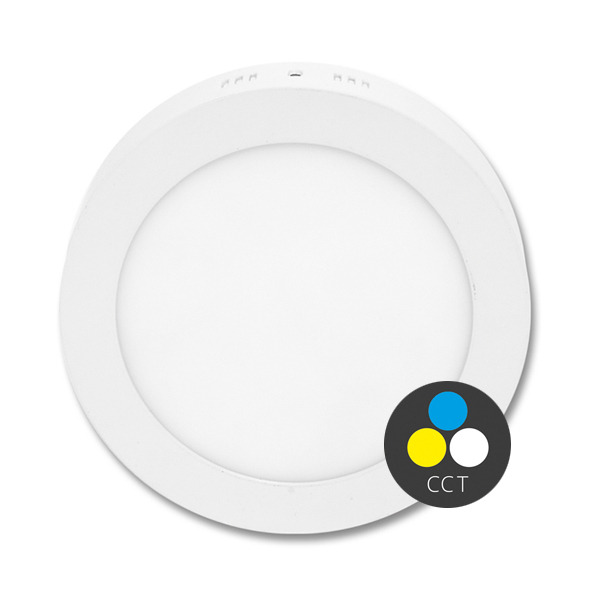 LED panel ECOPLANET LADA 2 12W, 960lm, CCT 3000/4000/6000K, IP20, bílá