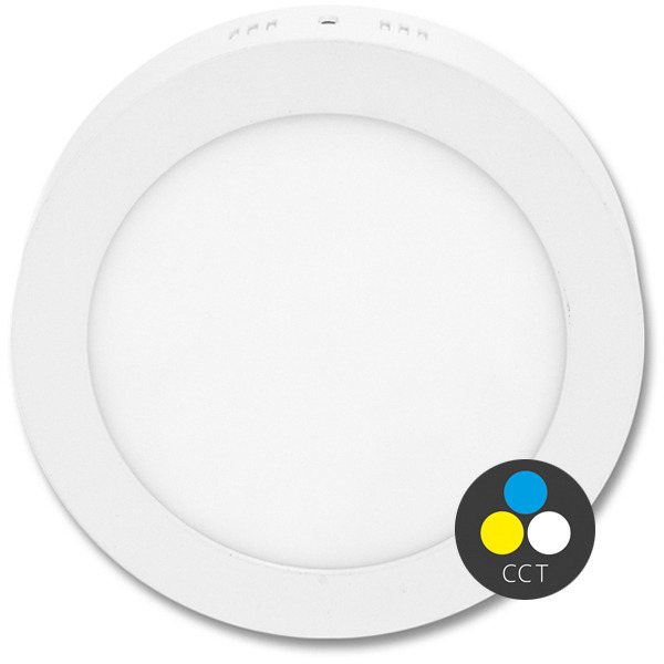 LED panel ECOPLANET LADA 2 25W, 2260lm, CCT 3000/4000/6000K, IP20, bílá
