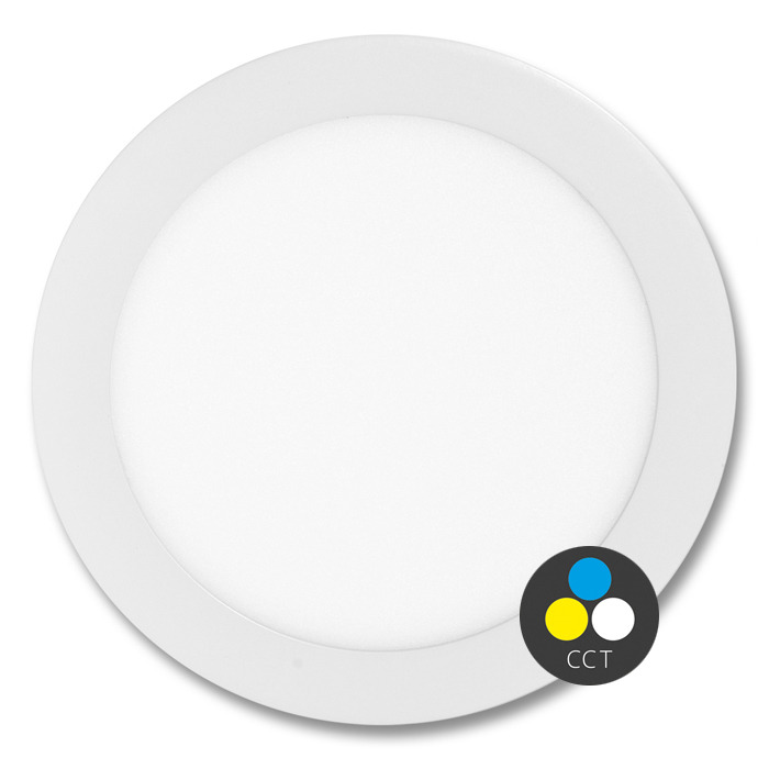 LED panel ECOPLANET LADA 25W, 2260lm, CCT 3000/4000/6000K, IP20, bílá