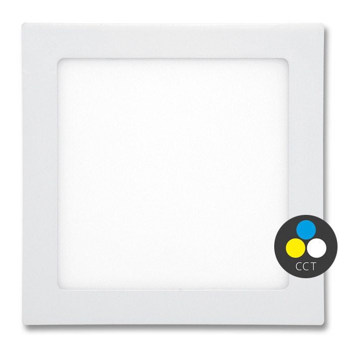 LED panel ECOPLANET RAFA 25W, 2260lm, CCT 3000/4000/6000K, IP20, bílá