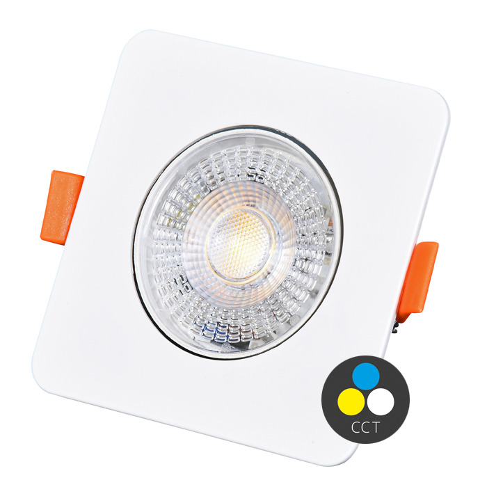 Ecolite LED stropní svítidlo KENT 3/5/7W 560lm 3000/4000/6000K bílé 9x9x3cm