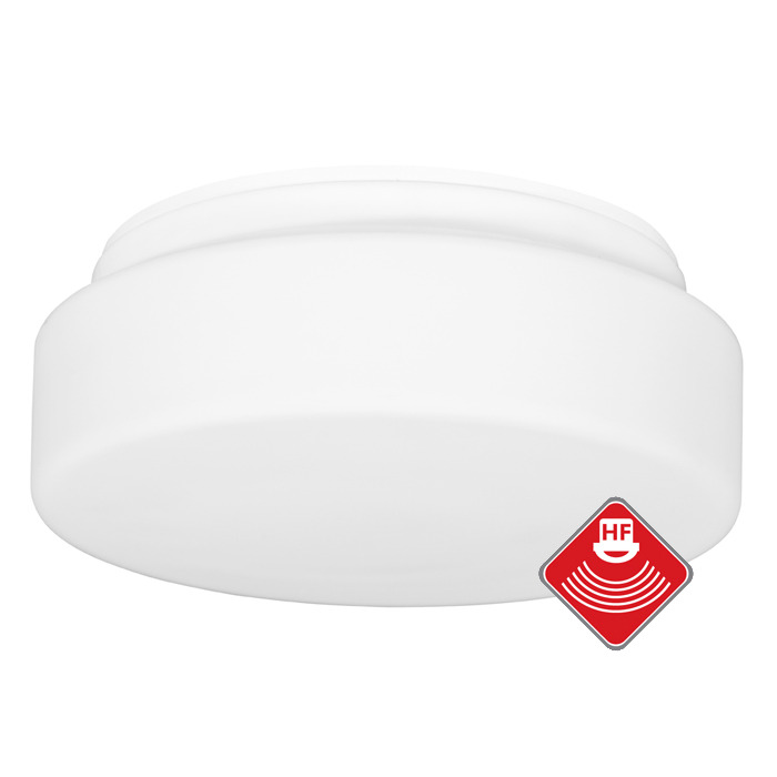 Svítidlo stropní ECOPLANET HECTOR 60W, IP44, senzor, bílá