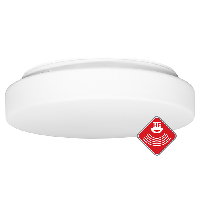 Svítidlo stropní ECOPLANET HECTOR 60W, IP44, senzor, bílá (W142-BI)