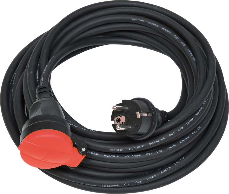 Kabel prodlužovací gumový spojka DEK PR325 25 m 1,5 mm2 IP 44