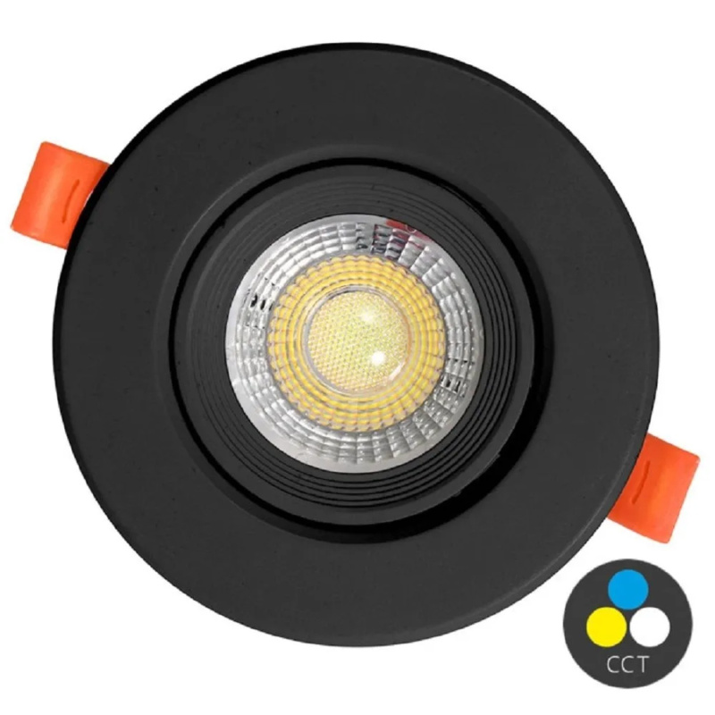 Ecolite LED vestavné stropní svítidlo ZITA CCT 12W 960lm IP20 bílé, pr. 11x4,5cm