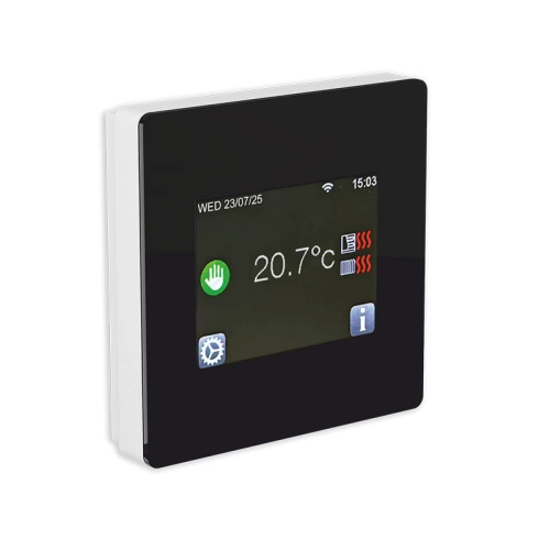 Termostat podlahový dotykový Fenix TFT WiFi RF-modul 4200144 černý