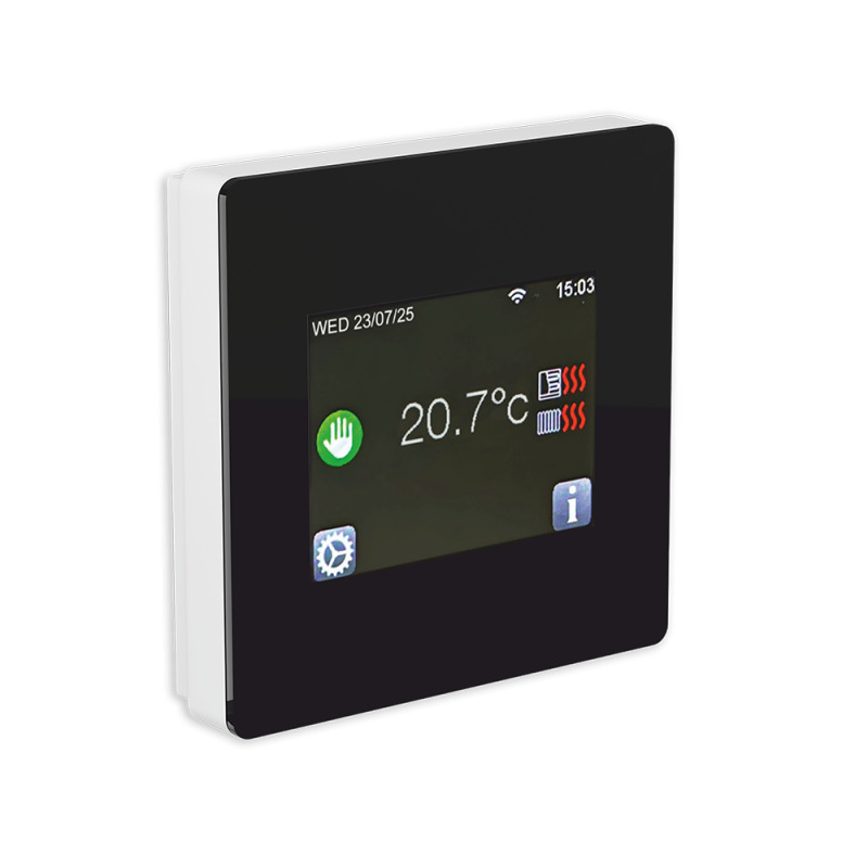 Termostat podlahový dotykový Fenix TFT WiFi RF-modul 4200144 černý