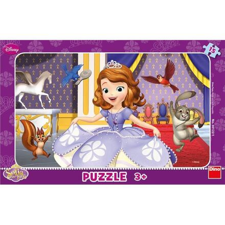Puzzle Sofia první 15 dílků deskové DINO
