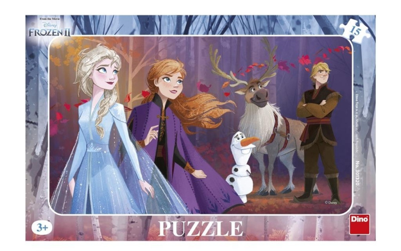 Puzzle Frozen II s Kristoffem 15 dílků deskové DINO
